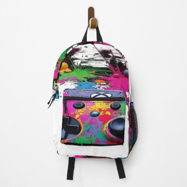 Item preview, The Creative Explosion of Gaming, Rainbow Xbox Game Controller - Gaming Art with Multicolored Paint Splashes designed and sold by RAYBIL.