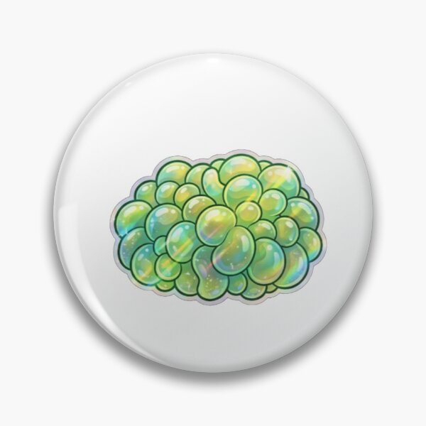 Item preview, Green Bubble Coral Reef Aquarium Illustration designed and sold by KenworksDigital.