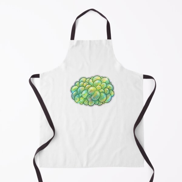 Item preview, Green Bubble Coral Reef Aquarium Illustration designed and sold by KenworksDigital.