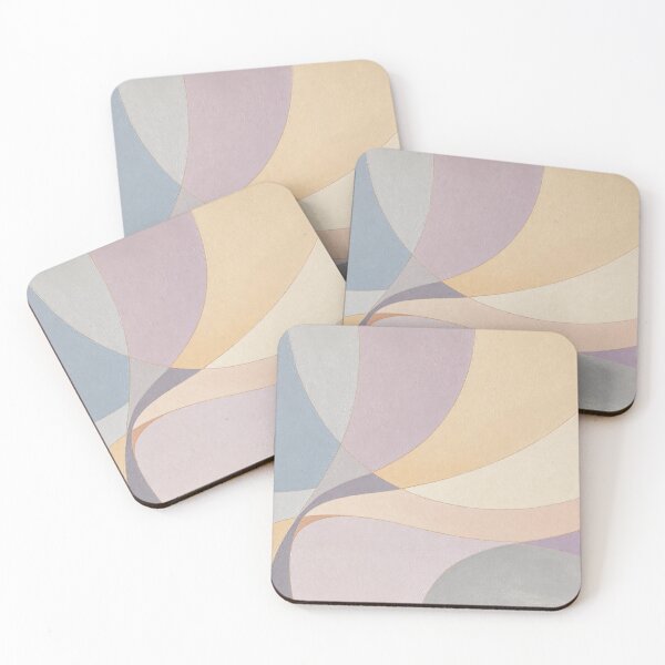 Item preview, Hypnotic Flow Abstract Art in Soft Tones designed and sold by EduMaru_Arts.