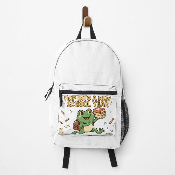 Item preview, Hop Into a New School Year Cute Frog Back to School Shirt designed and sold by Penguin Mood .