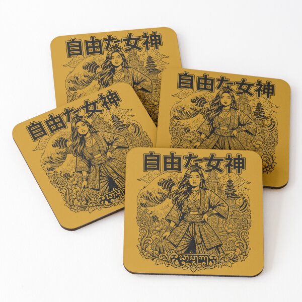 Item preview, Jiyuu Na Megami Free Goddess Balinese Wave Art designed and sold by cannsuh.