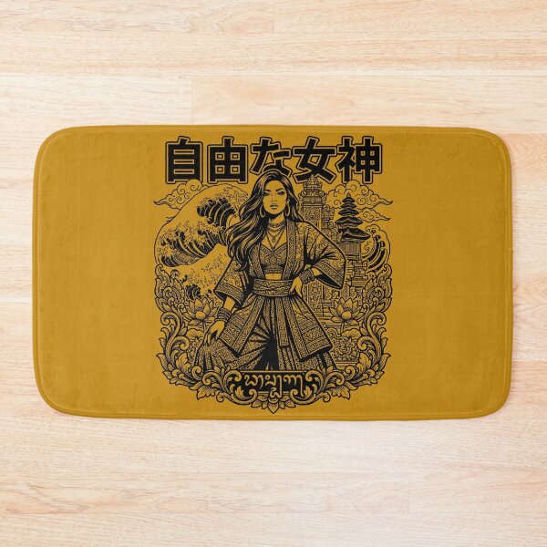 Item preview, Jiyuu Na Megami Free Goddess Balinese Wave Art designed and sold by cannsuh.