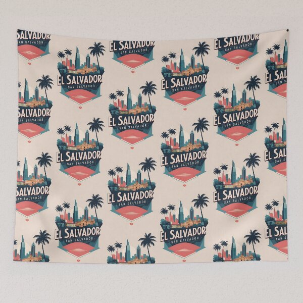 Item preview, San Salvador El Salvador Vintage Travel Tourism designed and sold by TravelersGems.