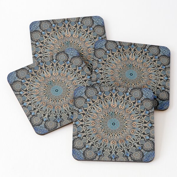 Item preview, Mandala art n.6 (Blue) designed and sold by Filotecnia.