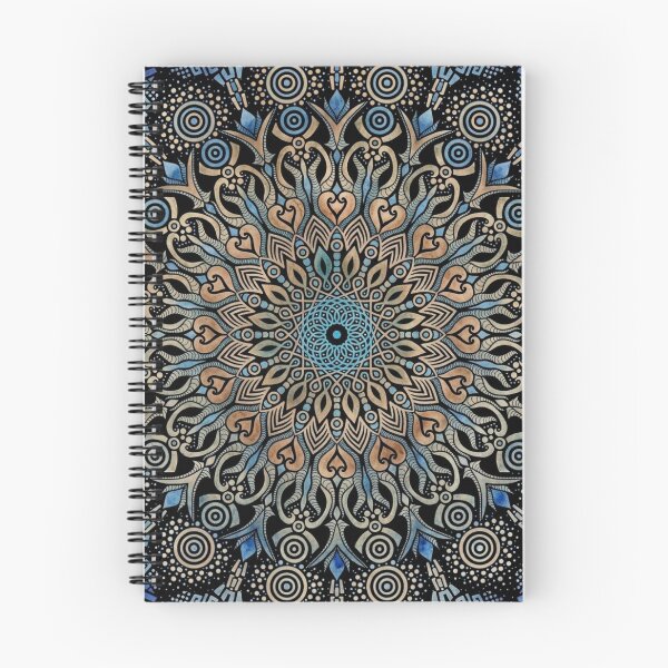 Item preview, Mandala art n.6 (Blue) designed and sold by Filotecnia.