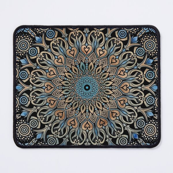 Item preview, Mandala art n.6 (Blue) designed and sold by Filotecnia.