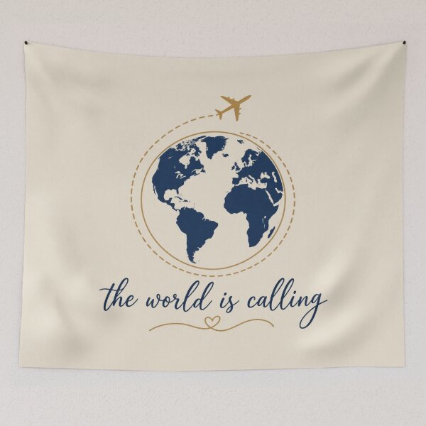Item preview, The World Is Calling designed and sold by Traveler's Trace.