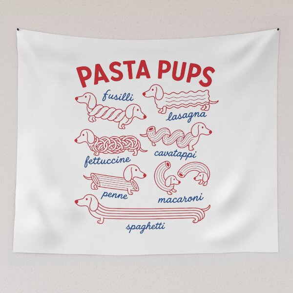 Item preview, Pasta Pups Funny Dachshund Spagetti Italian Foodie Gift designed and sold by gunaone-design.