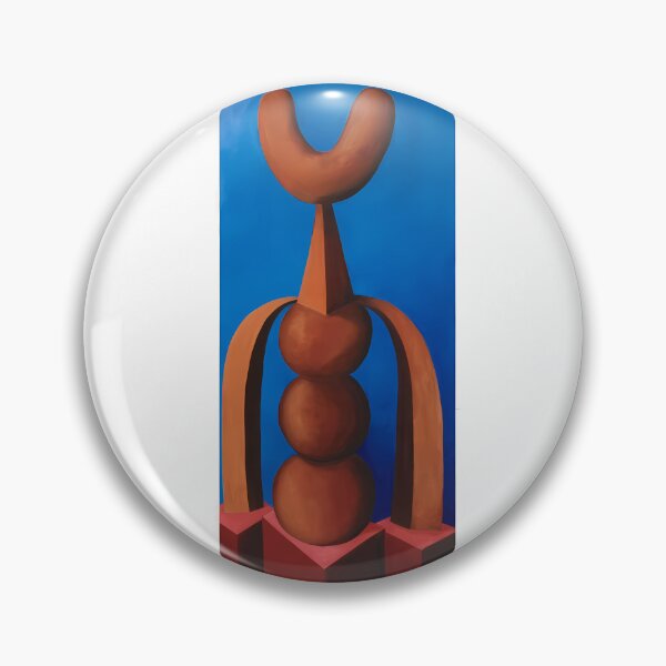 Item preview, Totemic Grace: Surrealist Terracotta Monolith designed and sold by Caragodemia.