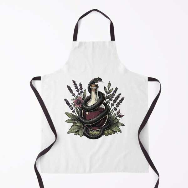 Item preview, The Apothecary’s Familiar – Snake and Poison Bottle designed and sold by mrshadow113.