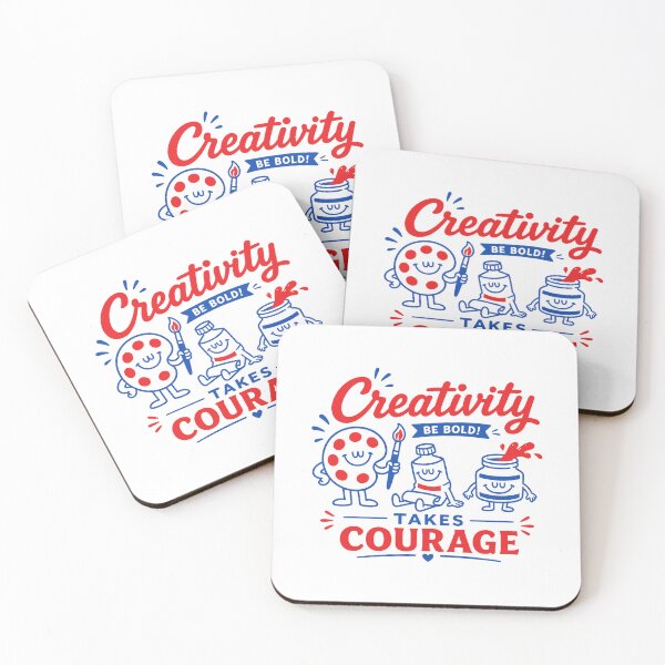 Item preview, Creativity Takes Courage Be Bold Art Teacher designed and sold by gunaone-design.