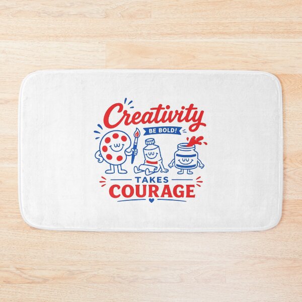 Item preview, Creativity Takes Courage Be Bold Art Teacher designed and sold by gunaone-design.