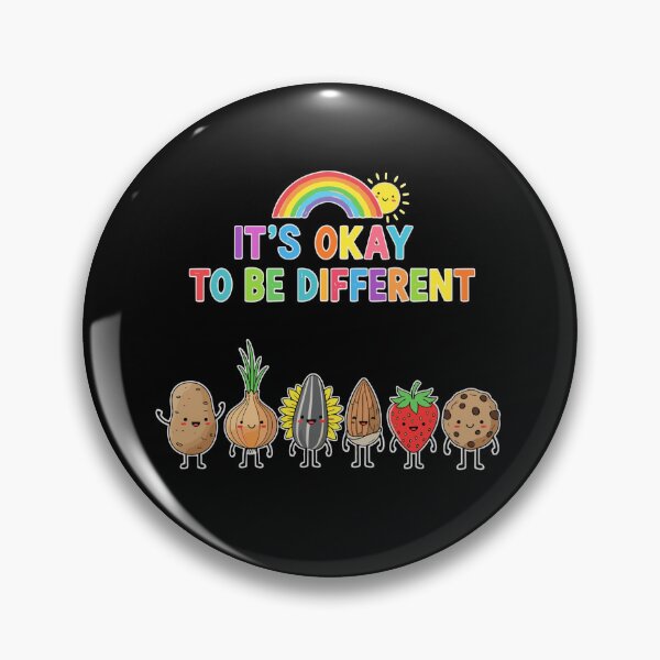 Item preview, It's Okay To Be Different Diversity Inclusion Self Love Acceptance designed and sold by PopStars1993.