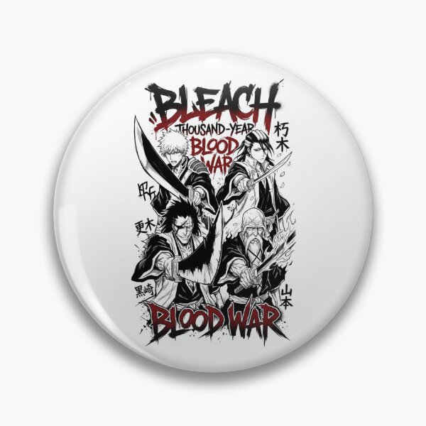 Item preview, Bleach Thousand-Year Blood War Anime Manga Art Ichigo Byakuya Zaraki Yamamoto designed and sold by FreakToons.