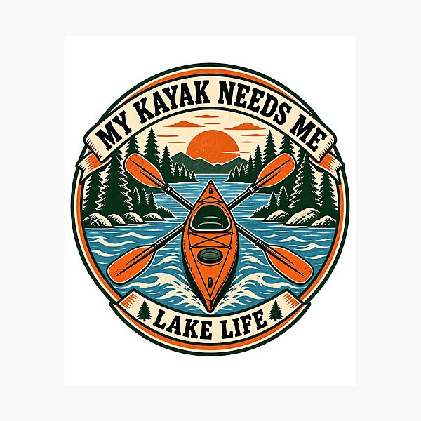 Item preview, My Kayak Needs Me designed and sold by urbinet.