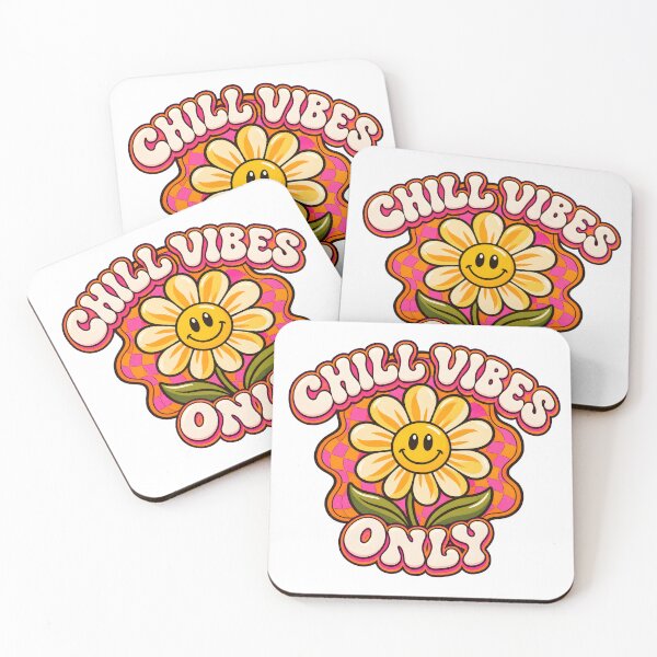 Item preview, Chill Vibes Only Groovy Retro Daisy designed and sold by Fresh-Printz.