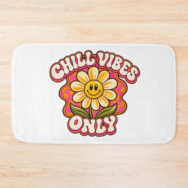 Item preview, Chill Vibes Only Groovy Retro Daisy designed and sold by Fresh-Printz.