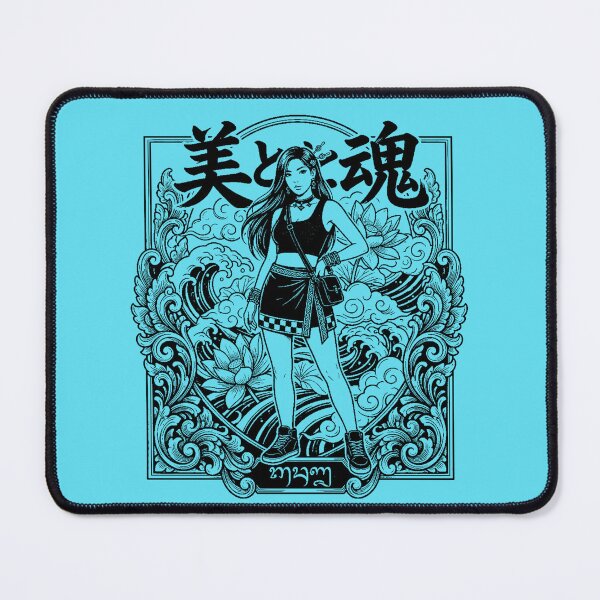 Item preview, Bi To Tamashii Streetwear Goddess Lotus Wave Art designed and sold by cannsuh.