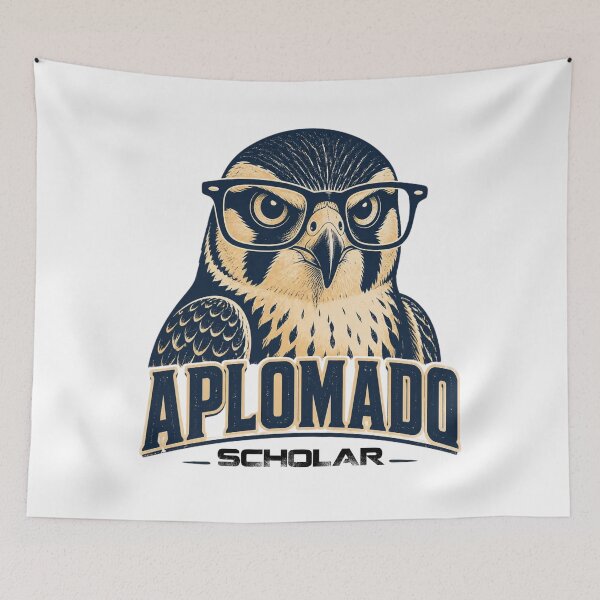 Item preview, Aplomado Falcon Feathered Scholar Vintage Illustration designed and sold by ArtisShops.