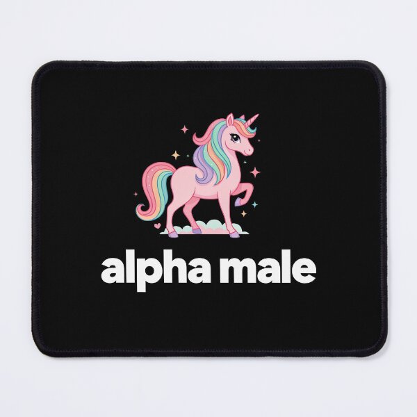 Item preview, Alpha Male Unicorn Funny Sarcastic Gym Gift designed and sold by Say It With Ink.