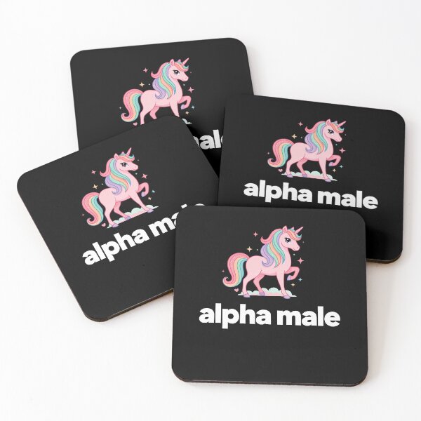 Item preview, Alpha Male Unicorn Funny Sarcastic Gym Gift designed and sold by Say It With Ink.