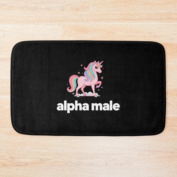 Item preview, Alpha Male Unicorn Funny Sarcastic Gym Gift designed and sold by Say It With Ink.