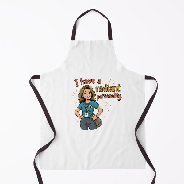 Item preview, Radiation Therapist Radiant Personality Radioactive Funny Quote designed and sold by CleverRaccoon.