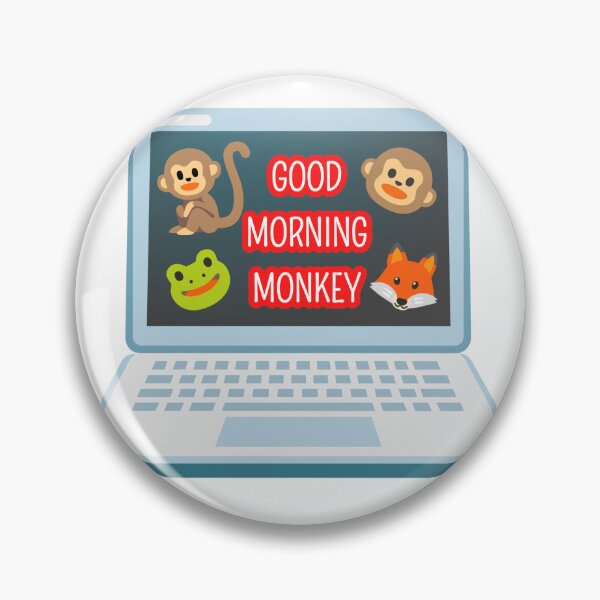 Item preview, Good morning monkey designed and sold by AWADHESH  CHAURASIA.