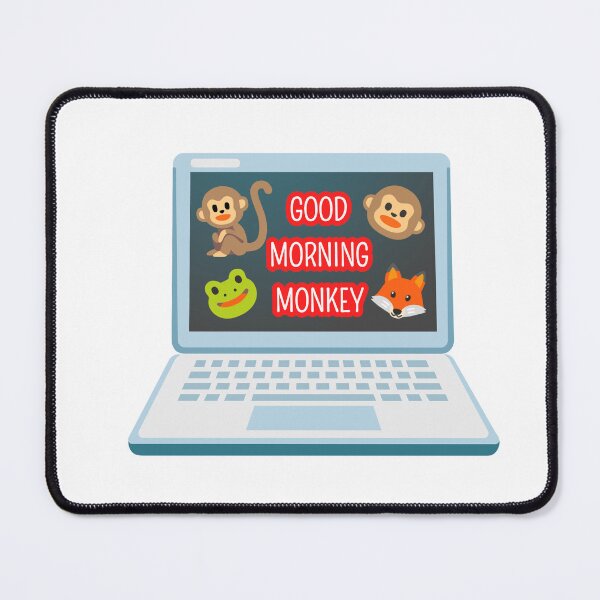 Item preview, Good morning monkey designed and sold by AWADHESH CHAURASIA.