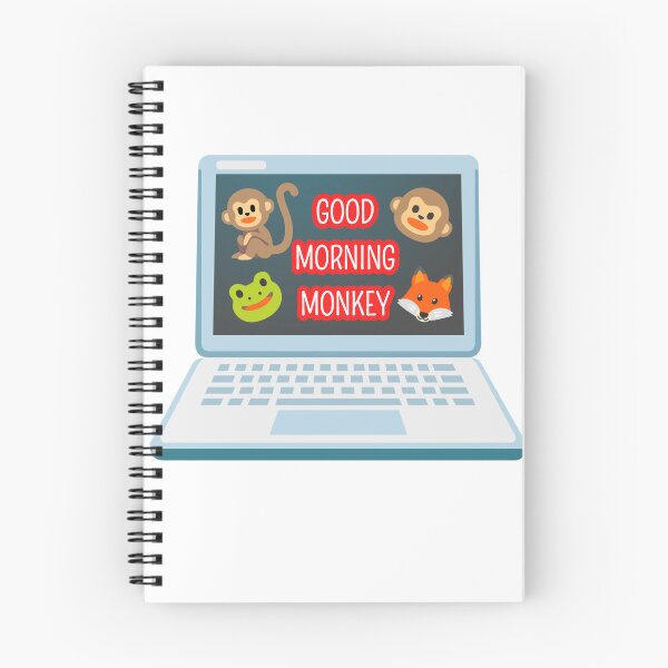 Item preview, Good morning monkey designed and sold by AWADHESH CHAURASIA.