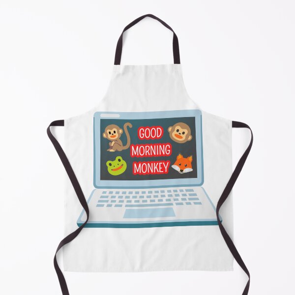 Item preview, Good morning monkey designed and sold by AWADHESH CHAURASIA.