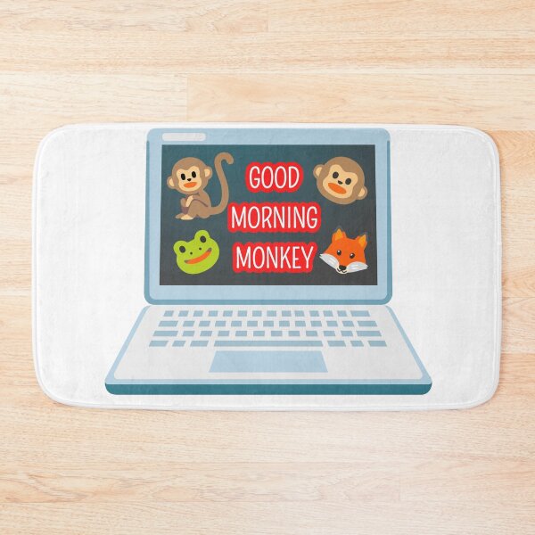 Item preview, Good morning monkey designed and sold by AWADHESH  CHAURASIA.