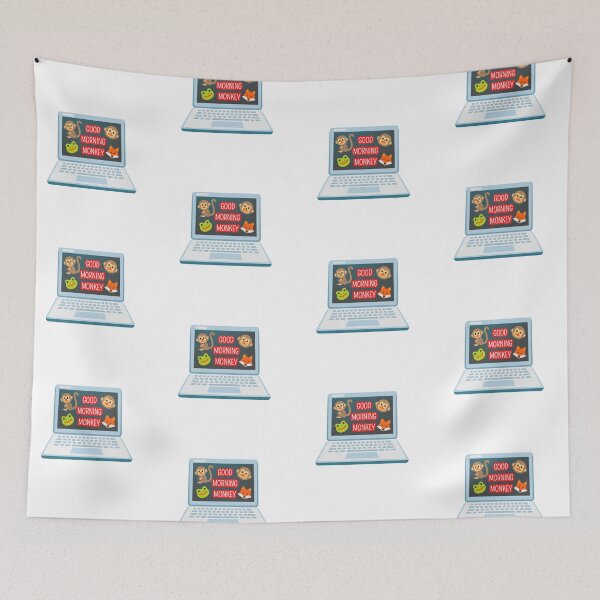 Item preview, Good morning monkey designed and sold by AWADHESH  CHAURASIA.