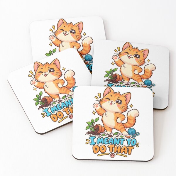 Item preview, Funny Orange Cat I Meant To Do That Kawaii designed and sold by PrintforDesign.