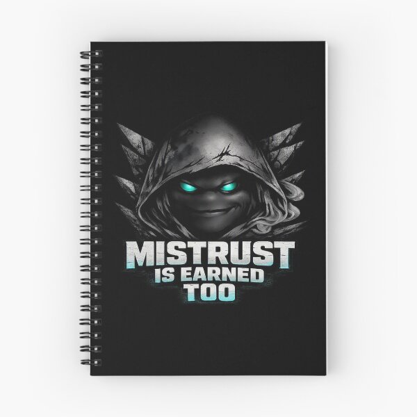 Item preview, Mistrust Is Earned Too - Dark Hooded Streetwear Graphic designed and sold by FrozenHeat97.