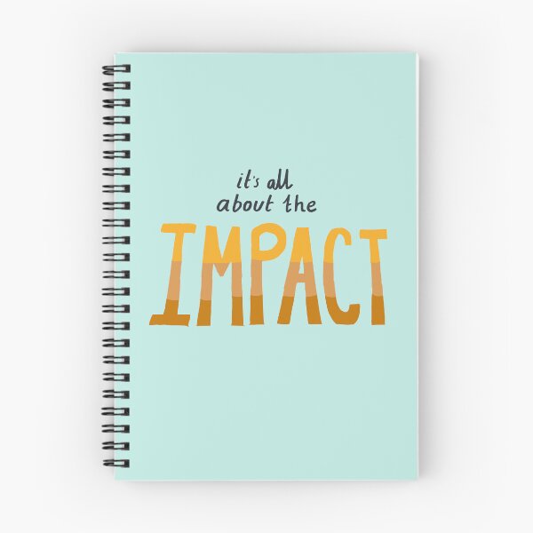 Item preview, It's All About the IMPACT – Inspirational Motivational Typography designed and sold by Rush2Buy.