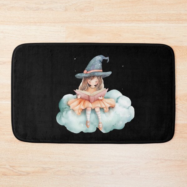 Item preview, Little Witch Reading on Cloud designed and sold by ilkansiturikman.