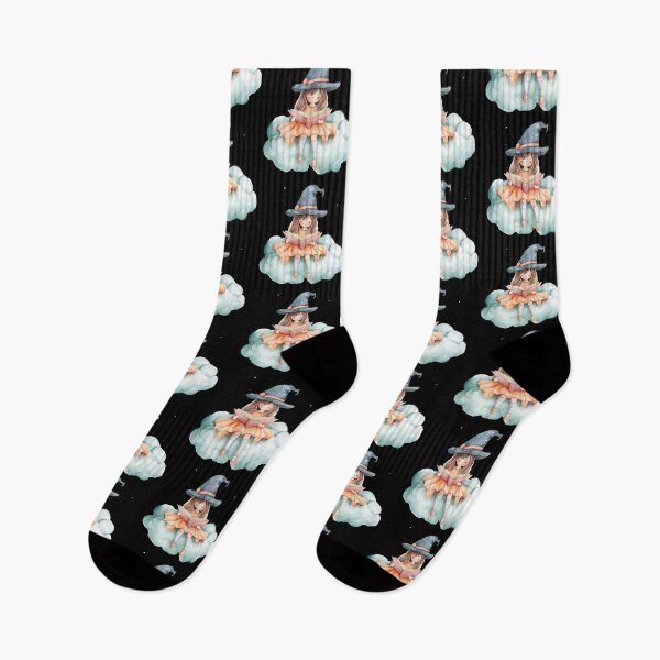 Item preview, Little Witch Reading on Cloud designed and sold by ilkansiturikman.