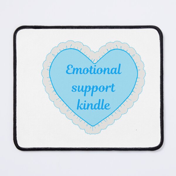 Item preview, emotional support kindle sticker blue designed and sold by Artbychiii.