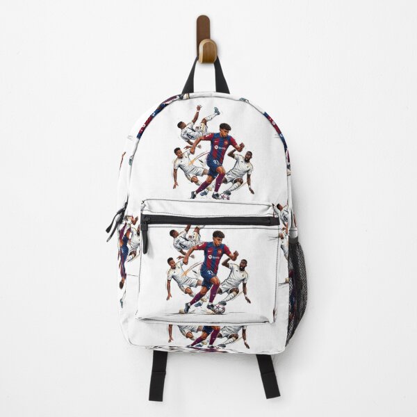 Item preview, Lamine Yamal Dribbling Real Madrid Players Illustration Art designed and sold by annaarthk.