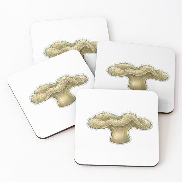 Item preview, Ilustración de acuario de arrecife de coral con seta de cuero designed and sold by KenworksDigital.