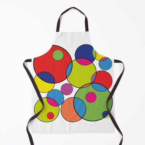Item preview, Colored Geometric Pattern with Overlapping Circles designed and sold by AndysTeeShop.