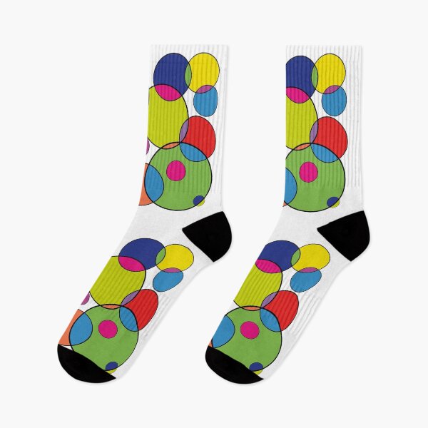 Item preview, Colored Geometric Pattern with Overlapping Circles designed and sold by AndysTeeShop.