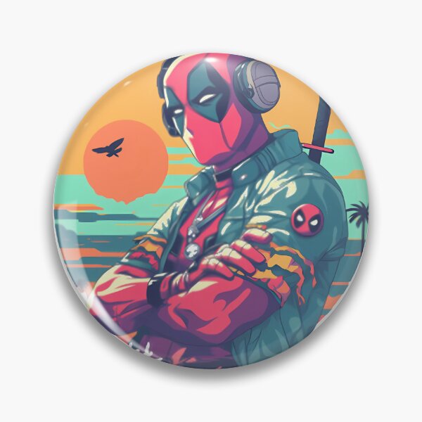 Item preview, Deadpool Merc With A Mouth Funny Retro Comic Illustration | Limited Edition designed and sold by ImTheBale.