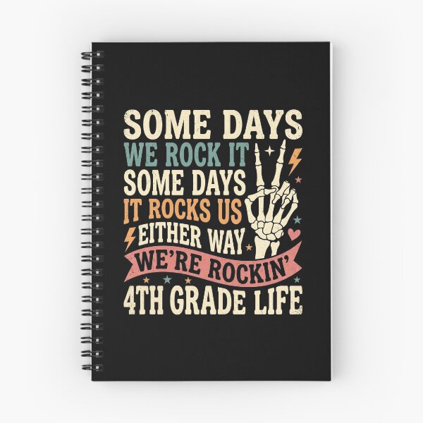 Item preview, Some Days We Rock It 4th Grade Life Back to School Funny designed and sold by hemagamo.