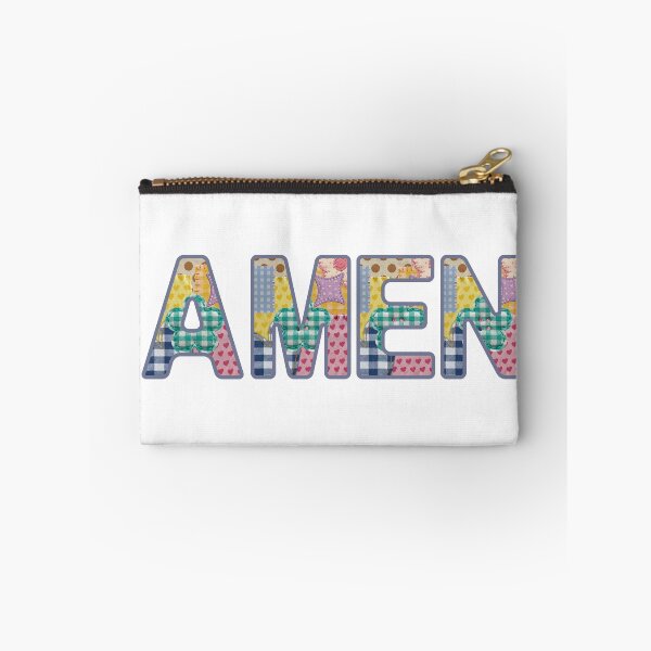 Item preview, Amen Faith Christian Quilted Patchwork Design designed and sold by Evercrest Life.