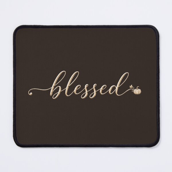 Item preview, Blessed – Minimal Elegant Thanksgiving Pumpkin designed and sold by HO•Designs.