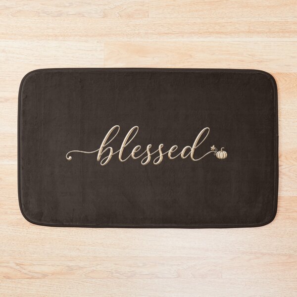 Item preview, Blessed – Minimal Elegant Thanksgiving Pumpkin designed and sold by HO•Designs.