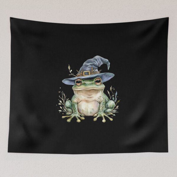 Item preview, Frog in a Wizard Hat designed and sold by ilkansiturikman.